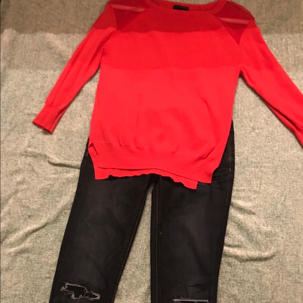 The Limited Red Sweater